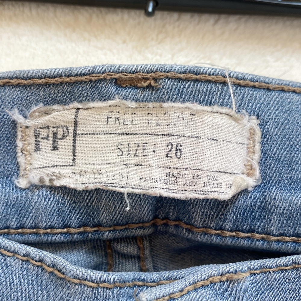 Free People Blue Flare Jeans - Picture 8 of 11